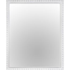 Oglinda dreptunghiulara cu rama din lemn alba Lisa 45x55 cm