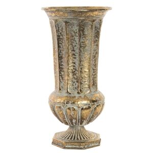 Vaza Dora din metal auriu antichizat 50 cm