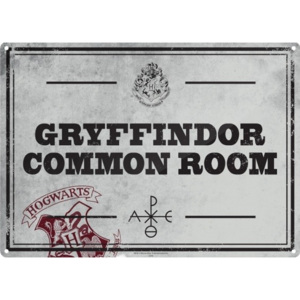 Harry Potter - Common Room Placă metalică, (21 x 15 cm)