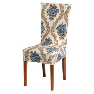 Astoreo Husa pentru scaun cu imprimeu bézs alapon türkizkék 38x38cm, mag. 50cm, szél. 38cm
