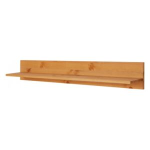Etajera Mette lemn masiv, maro, 90 x 15 x 15 cm