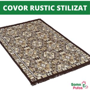 Covor Rustic Stilizat CRS4, 80x200 CM