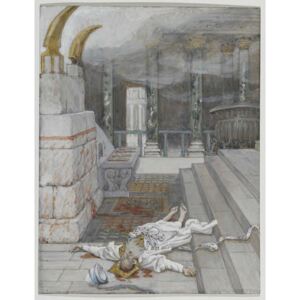 Zacharias Killed Between the Temple and the Altar, illustration from 'The Life of Our Lord Jesus Christ', 1886-96 Reproducere, James Jacques Joseph Tissot