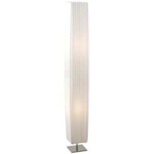 GLOBO Lampă de podea BAILEY, alb, 14 x 14 x 119 cm, crom 24662