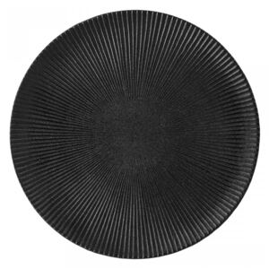 Farfurie neagra din ceramica 29 cm Neri Bloomingville