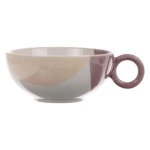Ceasca de ceai nude/mov din ceramica 260 ml Gallery HK Living