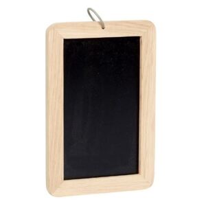 Tabla de scris neagra/maro din lemn si MDF 20x30 cm Roxy Hubsch