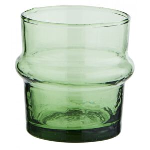 Pahar verde din sticla reciclata 5,5x6 cm Beldi Madam Stoltz