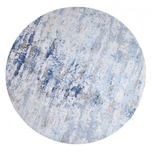 Covor albastru/bej din bumbac si poliester 150 cm Modern Art Invicta Interior