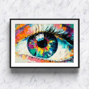 Rame - Watercolor Eye 50 x 70 cm
