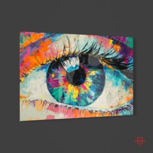 Sticla - Watercolor Eye 90 x 120 cm
