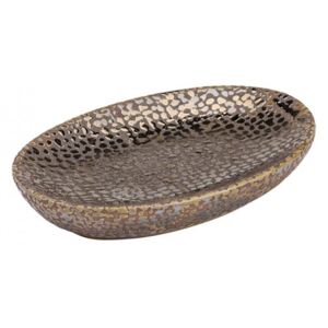 Savoniera maro din ceramica 9,9x13,6 cm Marrakesh Soap Brown Wenko