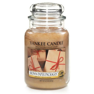 Yankee Candle alunei parfumata lumanare Brown Paper Packages Classic mare