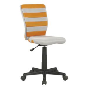 FUEGO scaun de birou tineret portocaliu/gri