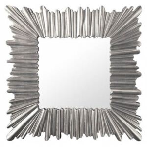 Oglinda patrata argintie din lemn 96x96 cm Venice Invicta Interior