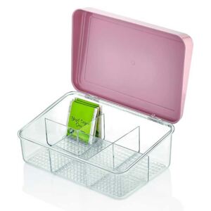 ORGANIZATOR PLICURI CEAI CU CAPAC,POLIPROPILENA,22X15X9 CM