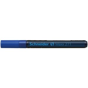 Marker cu vopsea SCHNEIDER Maxx 271, varf rotund 1-3mm - albastru