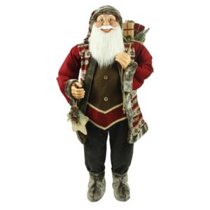 Decorațiune Moș Crăciun Bordo 150cm