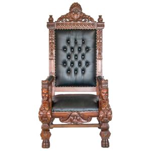 Armchair throne