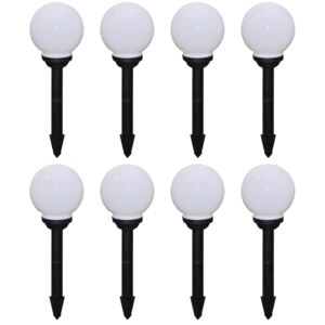 Lămpi de exterior pentru alee LED 8 buc. 15 cm, cu țăruș de sol
