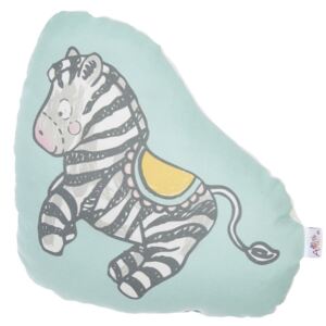 Pernă din amestec de bumbac pentru copii Apolena Pillow Toy Zebra, 28 x 29 cm
