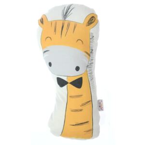 Pernă din amestec de bumbac pentru copii Apolena Pillow Toy Giraffe, 17 x 34 cm