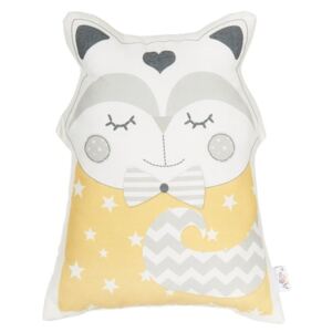 Pernă decorativă Apolena Pillow Toy Smart Cat, 23 x 33 cm, galben