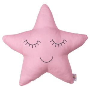 Pernă cu amestec din bumbac pentru copii Apolena Pillow Toy Star, 35 x 35 cm, roz