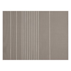 Șervet decorativ Tiseco Home Studio Stripe, 45 x 33 cm, maro gri
