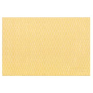 Suport pentru farfurie Tiseco Home Studio Chevron, 45 x 30 cm, galben