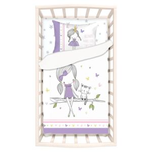 Lenjerie de pat din bumbac pentru copii Apolena Mirra Celso, 100 x 150 cm