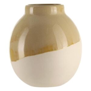 Vază din ceramică A Simple Mess Skraa Golden Yellow, ⌀ 18 cm