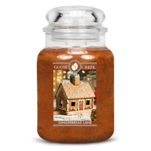 Lumânare parfumată în recipient de sticlă Goose Creek Gingerbread Lane, 150 ore de ardere