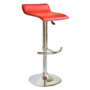 Set 2 scaune bar cu husă din piele ecologică Evegreen House Barman, roșu
