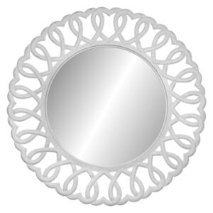 Oglindă cu ramă argintie Livin Hill Rimini, ⌀ 91 cm