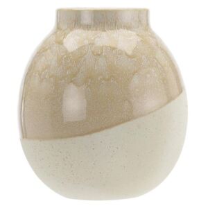 Vază din ceramică A Simple Mess Skraa Whisper Pink, ⌀ 18 cm, bej
