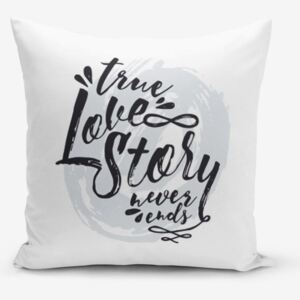 Față de pernă Minimalist Cushion Covers Love Story, 45 x 45 cm