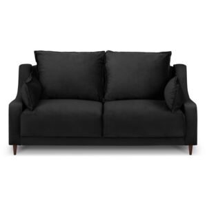 Canapea cu 2 locuri Mazzini Sofas Freesia, negru