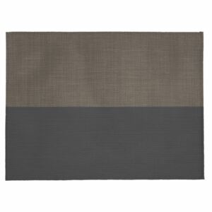 Suport pentru farfurie Tiseco Home Studio Stripe, 33 x 45 cm, bej - gri