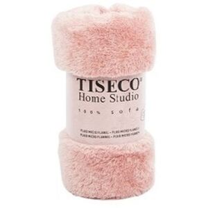 Pătură Tiseco Home Studio Fluffy, 150 x 200 cm, roz
