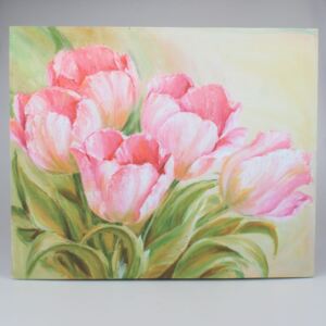 Tablou pe pânză pentru perete Dakls Tulips, 56 x 46 cm