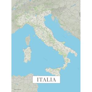 Harta Italy color