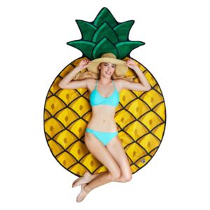 Pătură pentru plajă Big Mouth Inc. Pineapple, ⌀ 152 cm