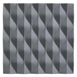 Suport din silicon pentru oale fierbinți Zone Origami Wave, gri