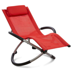 Blumfeldt CHILLY WILLY, roșu, scaun balansora pentru copii, leagan de gradina