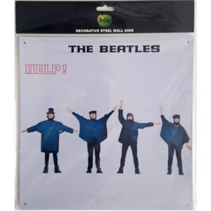 The Beatles - Help! Placă metalică, (30 x 30 cm)