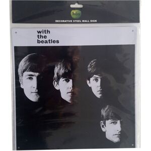The Beatles - With The Beatles Placă metalică, (30 x 30 cm)