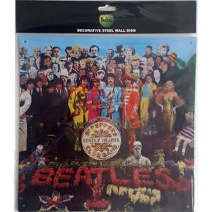 The Beatles - Sgt Pepper Placă metalică, (30 x 30 cm)