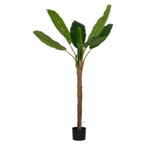 Planta artificiala verde cu ghiveci 180 cm Banana Woood