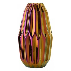 Vaza multicolora din ceramica 33 cm Oily Folds M Pols Potten